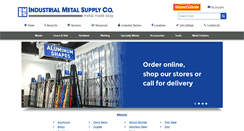 Desktop Screenshot of industrialmetalsupply.com